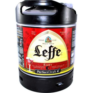 Fût bière Perfectdraft 6L Leffe Ruby - Caves Bordron