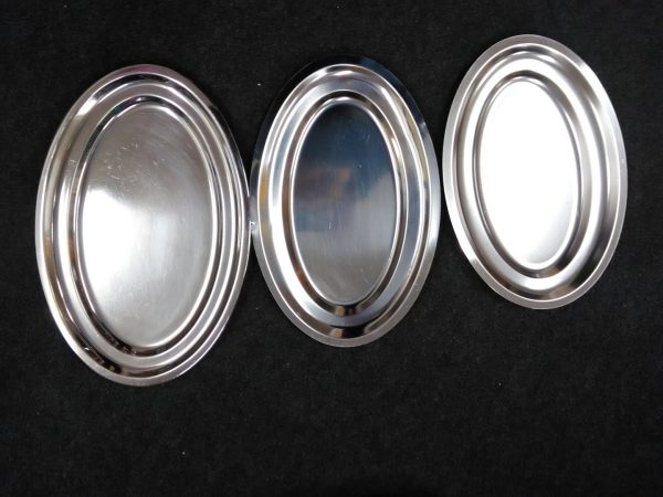 Plats inox ovales