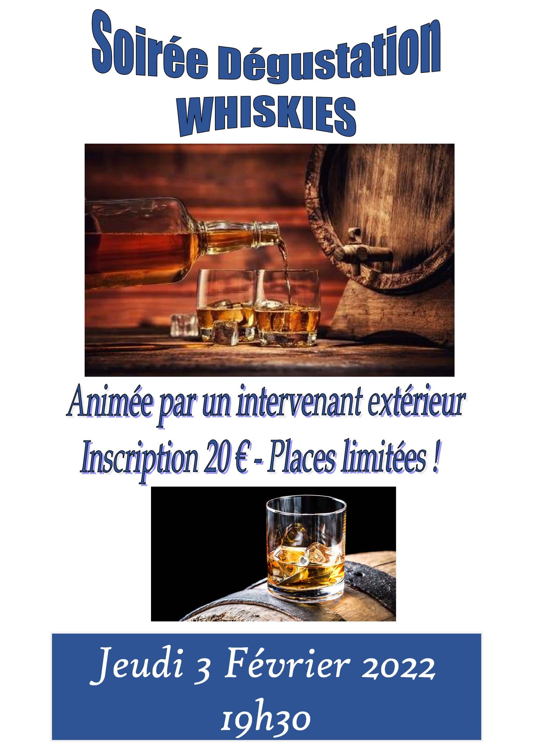 Soirée Whiskies Français