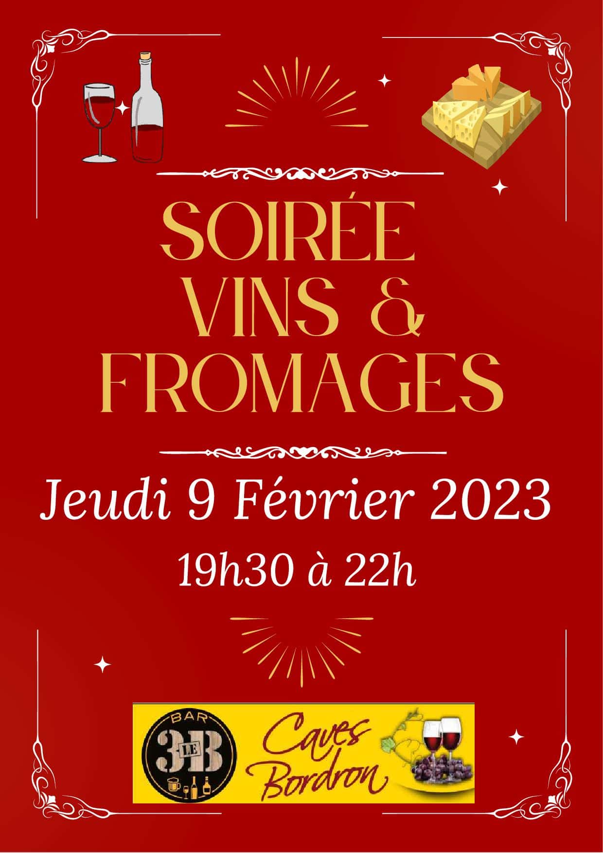 Soirée Vins et Fromages