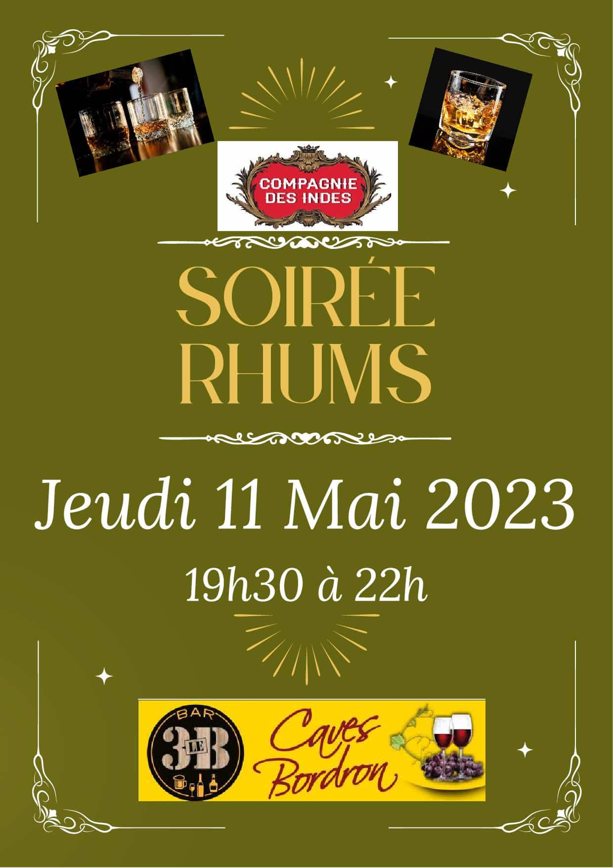 Soirée Rhums Compagnie des Indes