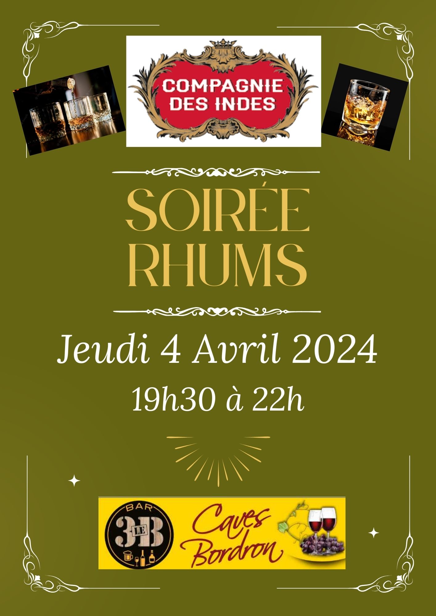 Soirée Rhums : Compagnie des Indes