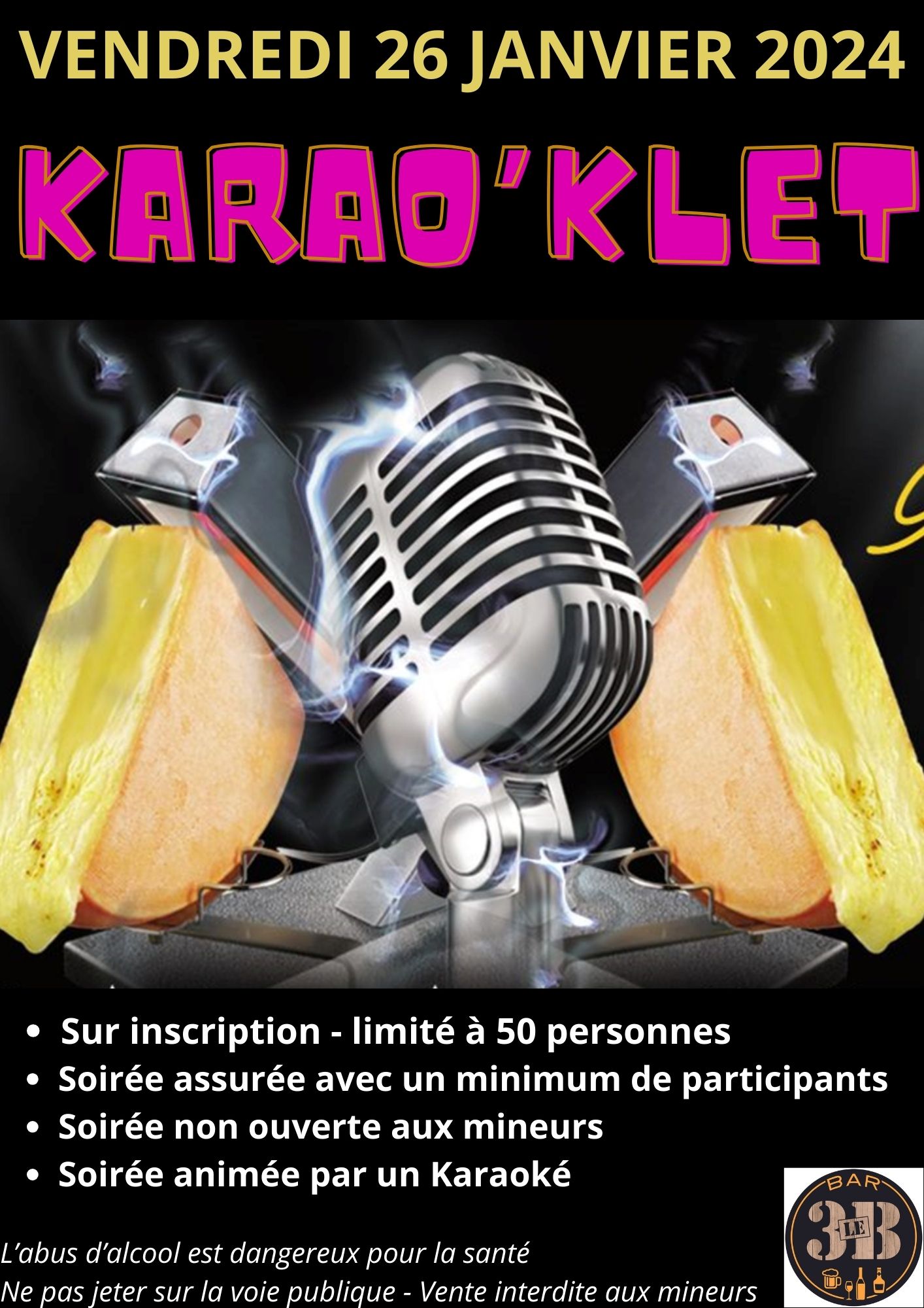 AU BAR : SOIRÉE KARAO’KLETE