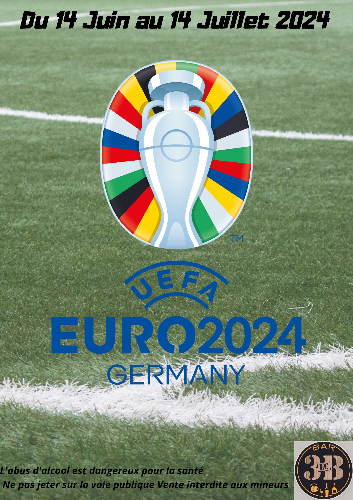 AU BAR : EURO 2024 DE FOOT/14 JUIN-14 JUILLET