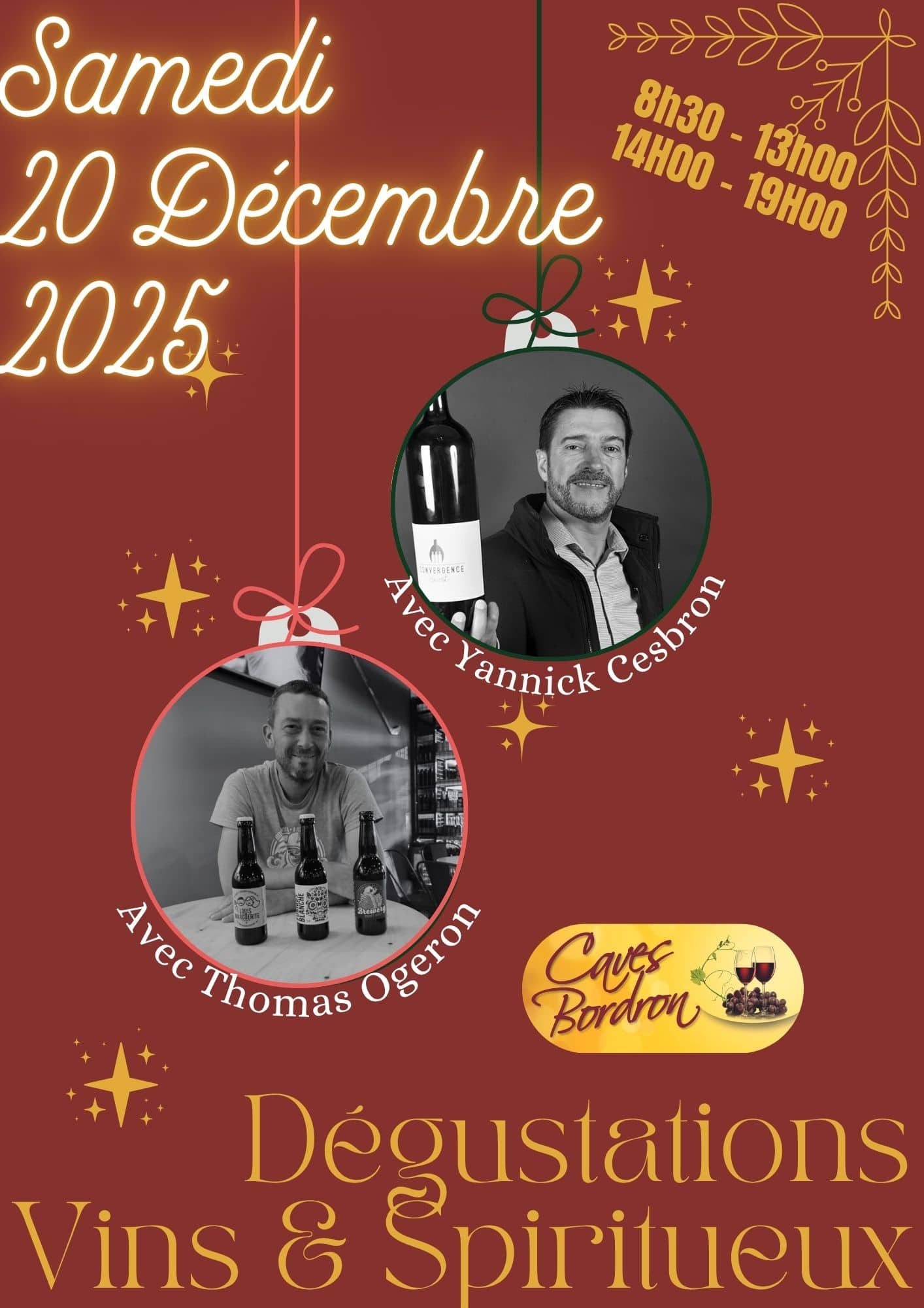 1ER JOUR DE FOLIE : Dégustation Vins et Spiritueux