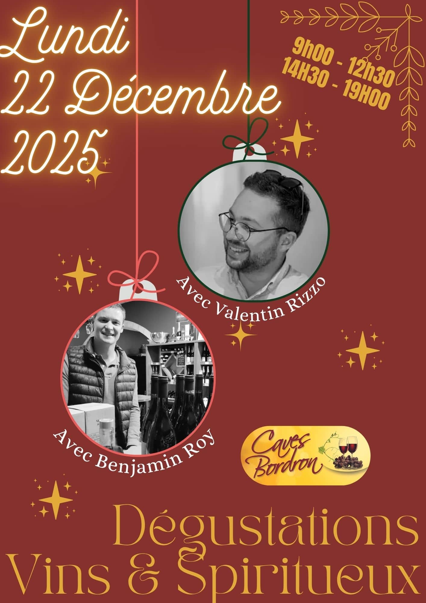 2ème JOUR DE FOLIE : Dégustation Vins et Spiritueux