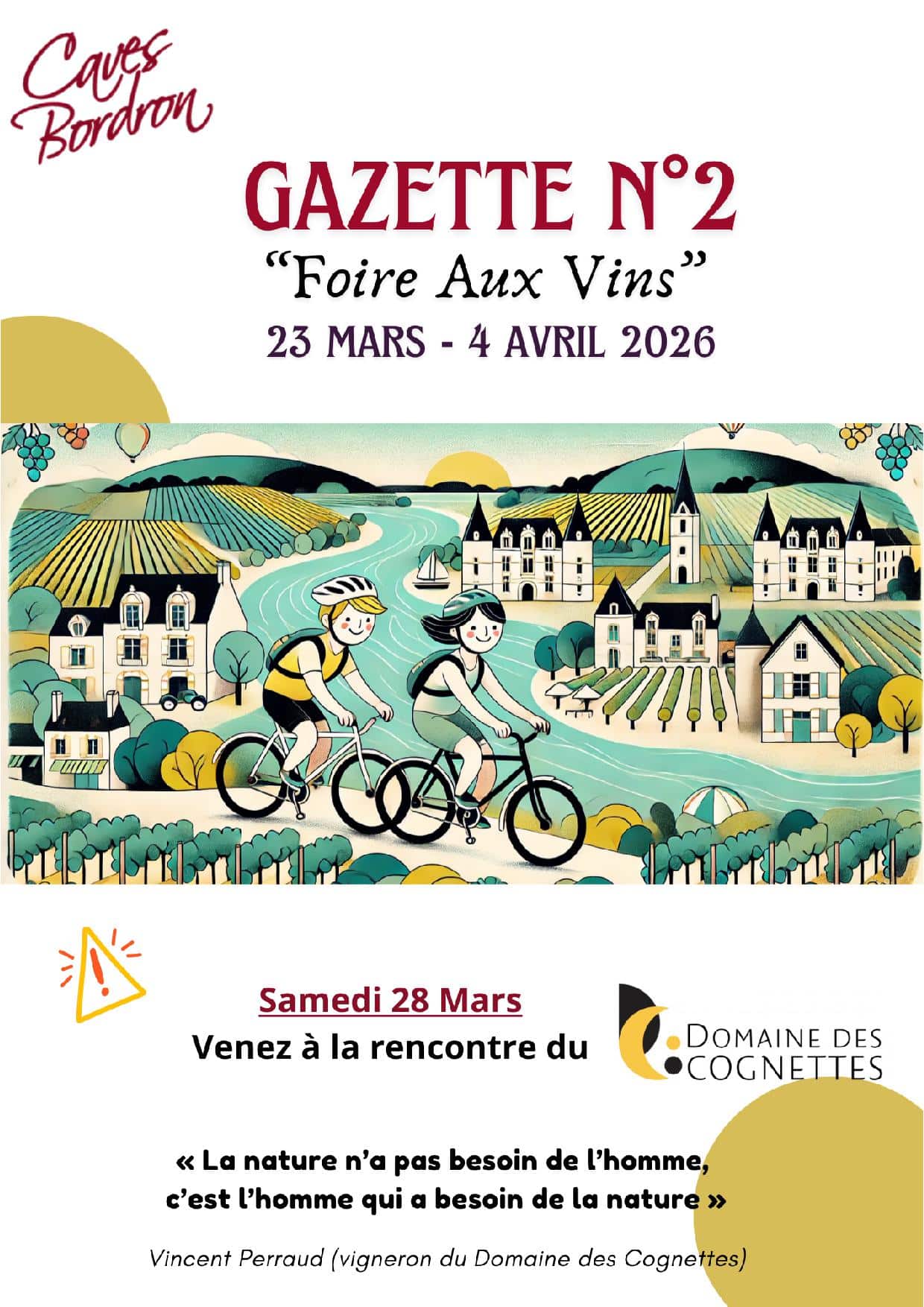 JOURNÉE DÉGUSTATION VIGNERON