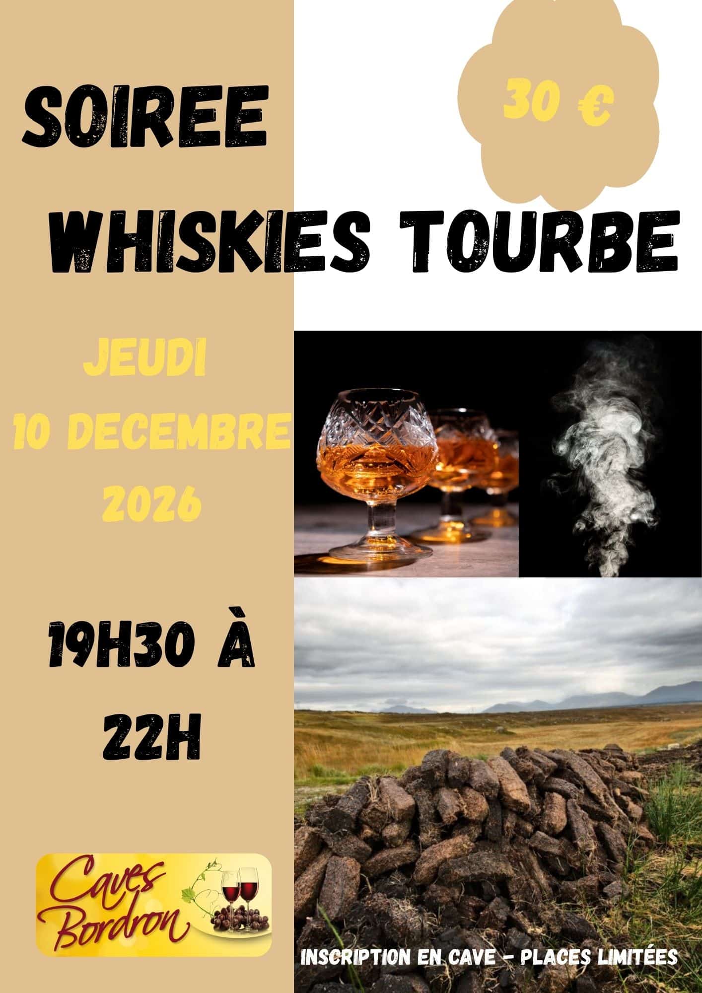 SOIRÉE WHISKIES TOURBÉS